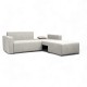Corner Sofa Deka-Sturis+ Light gray