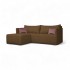 Corner Sofa Deka-Sturis Brown