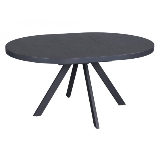 Table GALS 100-130×100 Ceramic Gray