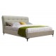 Bed GLORIA 180 Light Gray