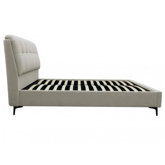 Bed GLORIA 180 Light Gray