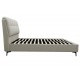 Bed GLORIA 180 Light Gray