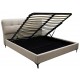 Bed GLORIA 180 Light Gray