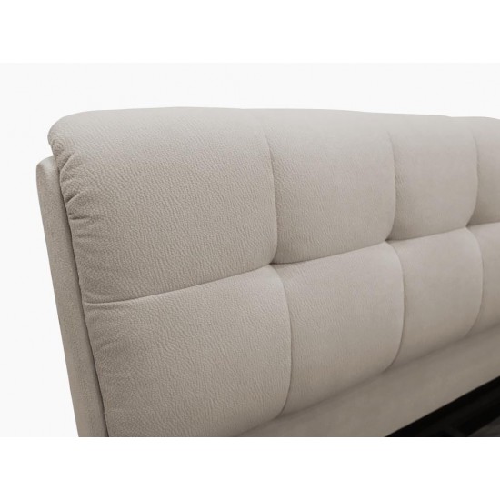 Bed GLORIA 180 Light Gray