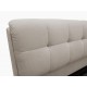 Bed GLORIA 180 Light Gray