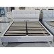 Bed GLORIA 180 Light Gray