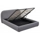 Bed LUMINA 160 Gray