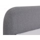 Bed LUMINA 160 Gray