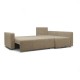 Corner Sofa Megan Beige-gray