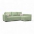 Corner Sofa Megan Turquoise