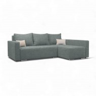 Corner Sofa Megan Dark gray