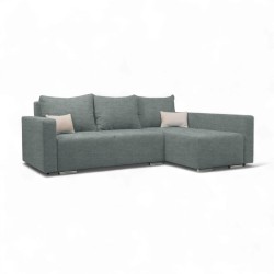 Corner Sofa Megan Dark gray