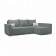 Corner Sofa Megan Dark gray