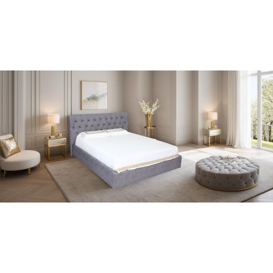 Bed MONTANA 180 Dark Gray