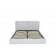 Bed MONTANA 160 Light Gray