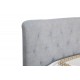 Bed MONTANA 180 Light Gray