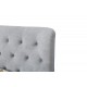 Bed MONTANA 180 Light Gray