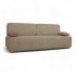 Sofa Bed Ovals Beige-gray