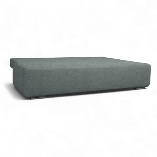 Dīvāns–Gulta Ovals Tumši pelēks