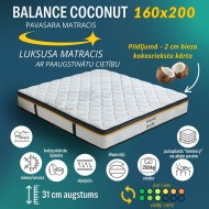 Balance Coconut 160x200 — Ķermeņa atbalsts diviem