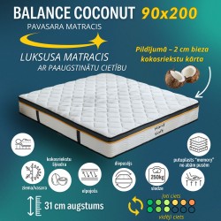 Balance Coconut 90x200 — Moderate hardness