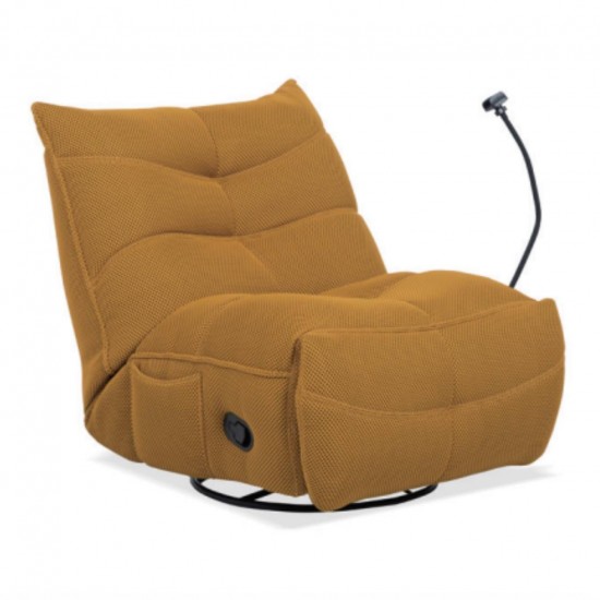 Manuāls atpūtas krēsls PATRICK Dark Gold