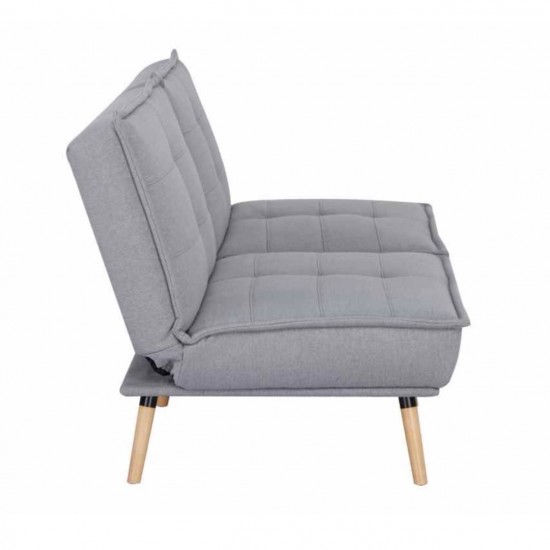 Atzveltnes krēsls-gulta AMBER Gaiši pelēka