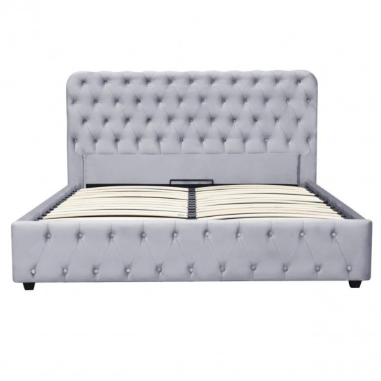 Bed BELINDA 180 Gray
