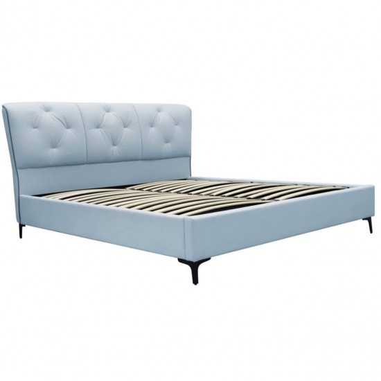 Bed BIANCA 160 Light Blue