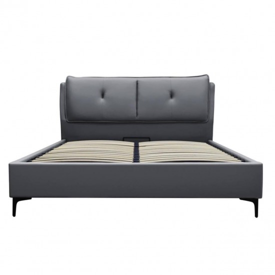 Bed DALIDA 180 Gray
