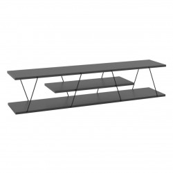 TV stand TARS Anthracite Black