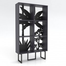 Bookcase TUDO Anthracite Black