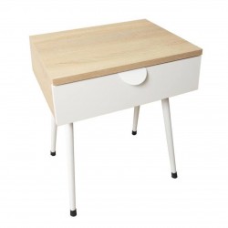 Bedside table KRELL Sonoma White