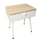 Bedside table KRELL Sonoma White