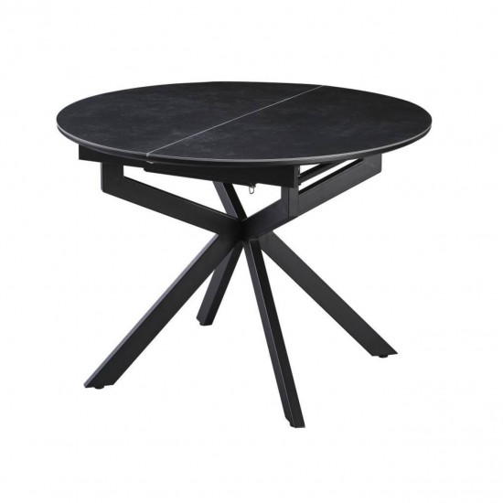 Table TASK 105-138×105 Ceramic Dark Gray