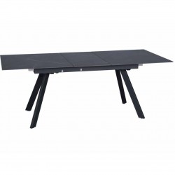 Galds MARS 160-205×90 Ceramic Black