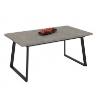 Galds LAVINYA 170-230×90 Retro Sudrabs