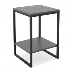 Sānu galdiņš MELA Antracīta melns