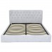 Bed MONTANA 180 Light Gray