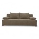Double sofa bed bed without armrests Beige