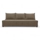 Double sofa bed bed without armrests Beige
