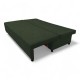 Double sofa bed bed without armrests Turquoise green