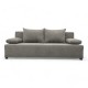 Double sofa bed bed without armrests Light gray