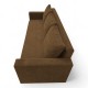 Classic sofa bed with linen box Brown