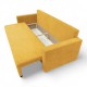 Classic sofa bed with linen box Yellow