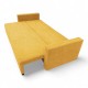 Classic sofa bed with linen box Yellow