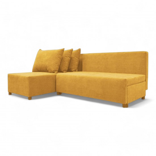 Corner sofa bed bed Yellow