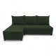 Corner sofa bed bed Turquoise green