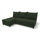 Corner sofa bed bed Turquoise green