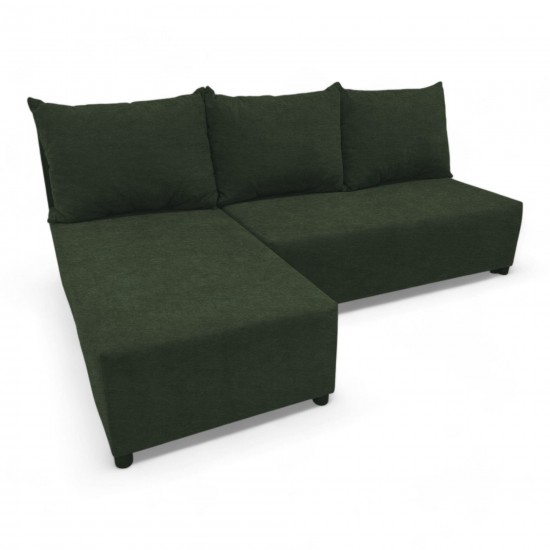 Corner sofa bed bed Turquoise green